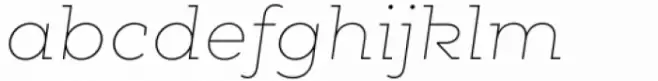 Chom Thin Italic