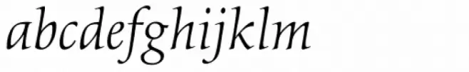 Classica Light Italic