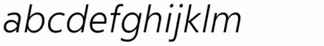 Clear Sans Text Light Italic