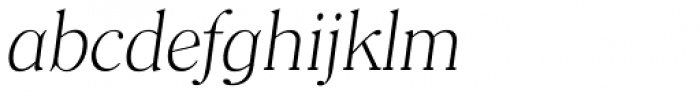 Clearface Serial ExtraLight Italic
