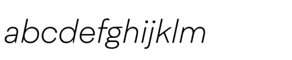 Cordillera Thin Italic