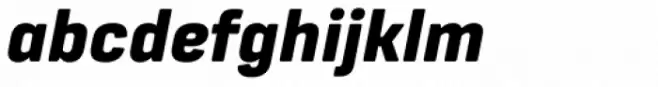 Core Sans R 75 Black Italic