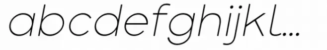 Crox Thin Italic