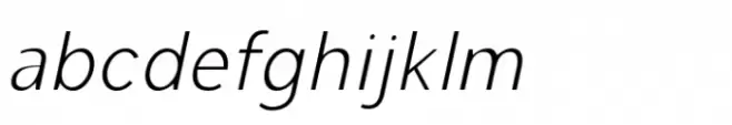 Cumhuriyet Thin Italic Con
