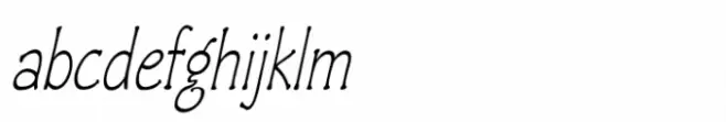 Czaristane Condensed Italic