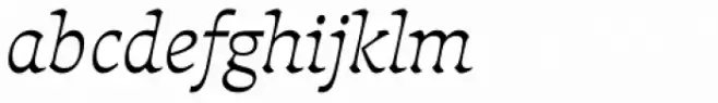 Deberny Text Light Italic