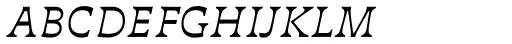 Deberny Text Small Caps Light Italic