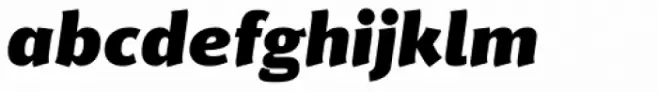 Delargo DT Informal Black Italic