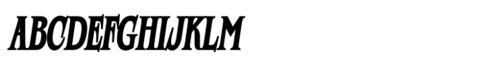 Devil Candle Narrow Bold Italic