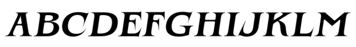 Devil Candle Wide Italic