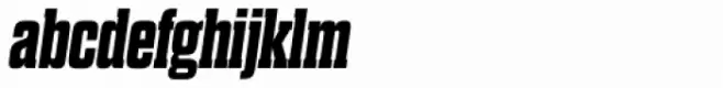 Dharma Slab Expanded ExtraBold Italic