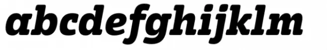 Eigerdals Slab Extra Black Italic