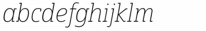 Eigerdals Slab Norm Thin Italic