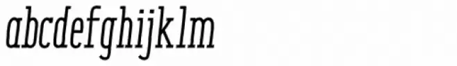 Enyo Slab Medium Italic
