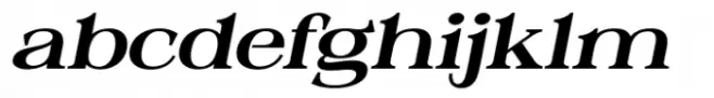 Epilogus Bold Expanded Italic