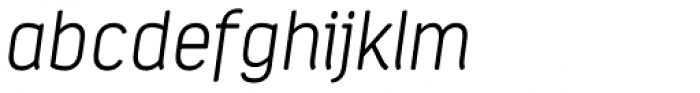 Estandar Rounded Extra Light Italic