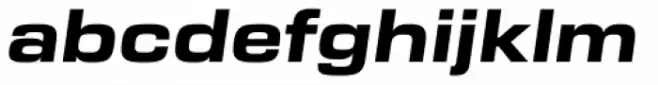 Eurostile Next Pro Extended Bold Italic