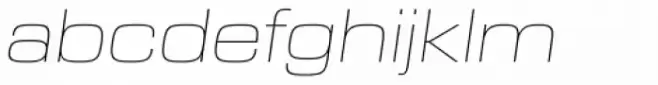 Eurostile Next Pro Extended Ultra Light Italic