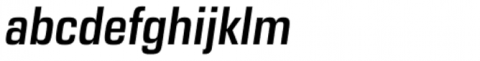 Eurostile Next Pro Narrow Semi Bold Italic