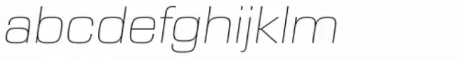 Eurostile Next Pro Wide Ultra LightItalic