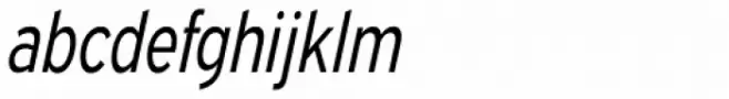 Expressway Condensed Book Italic