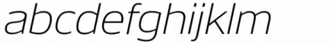 Faculty Thin Italic