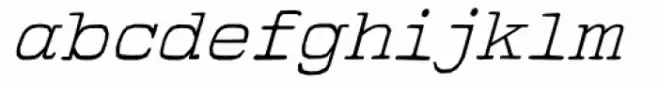 Firenza Text Italic