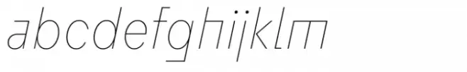 Flink Neue Bauhaus Cmp Thin Italic