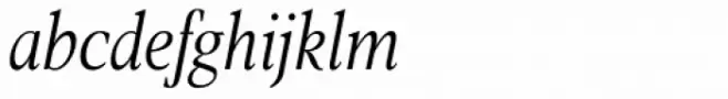 Frontis Condensed Light Italic