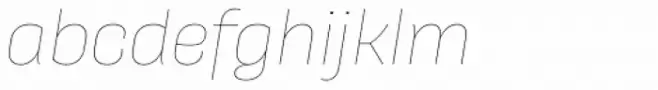 Galeana Standard Thin Italic