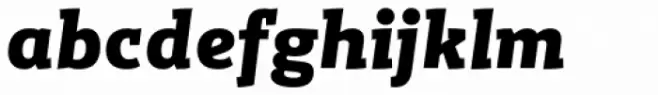Gazeta Slab Extra Bold Italic