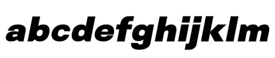Genora Sans Black Italic