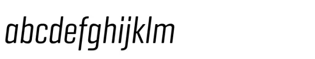 Geogrotesque Compressed Italic