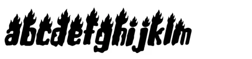 Ghost Flames Italic