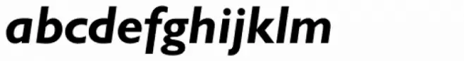 Gill Sans Cyrillic Pro Cyrillic Bold Inclined