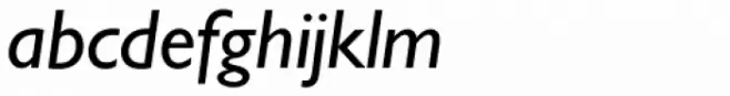 Gill Sans Cyrillic Pro Cyrillic Medium Inclined