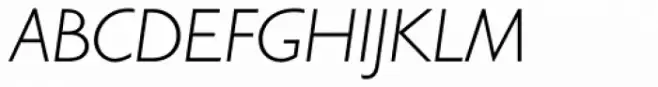 Gill Sans Greek Pro Greek Light Inclined