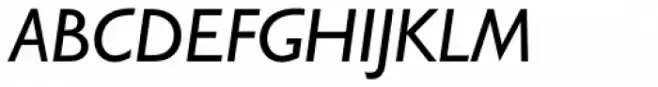 Gill Sans Greek Pro Greek Medium Inclined
