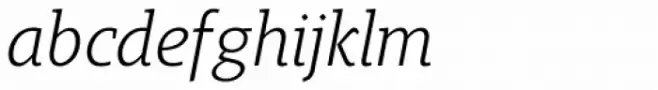Gimbal Egyptian Book Italic