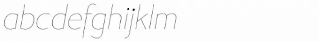 Gina Thin Italic