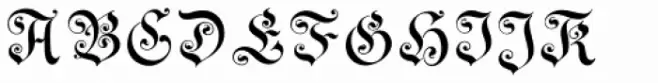 Gothic Initials One