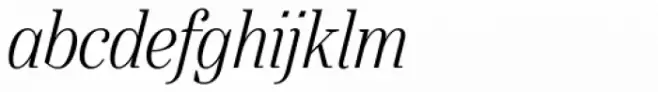 Gwyner Condensed Light Italic