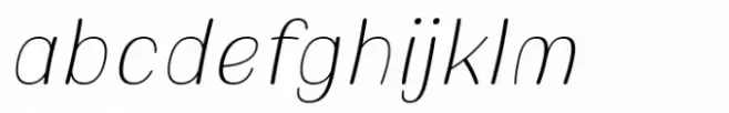 Hadsai Extra Light Italic