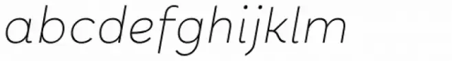 Halcyon Thin Italic