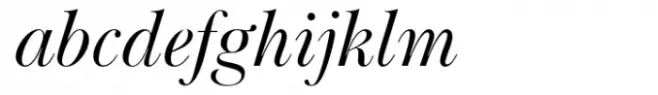 Home Display Std Italic