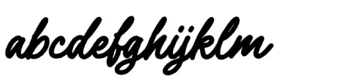Humble Manford Font Duo Script Solid