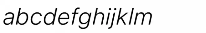Identidad Light Italic