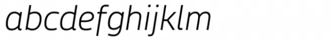 Isard Extra Light Italic
