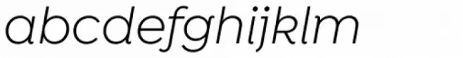 Isidora Sans Alt Regular Italic