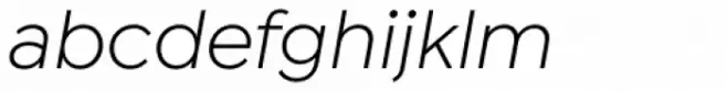 Isidora Sans Regular Italic